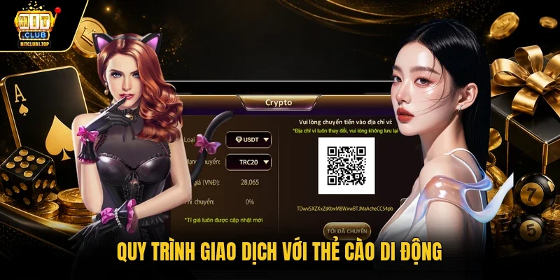 Quy trình giao dịch với thẻ cào di động